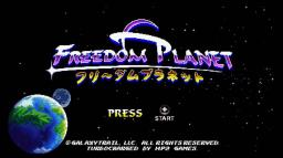 Freedom Planet Title Screen